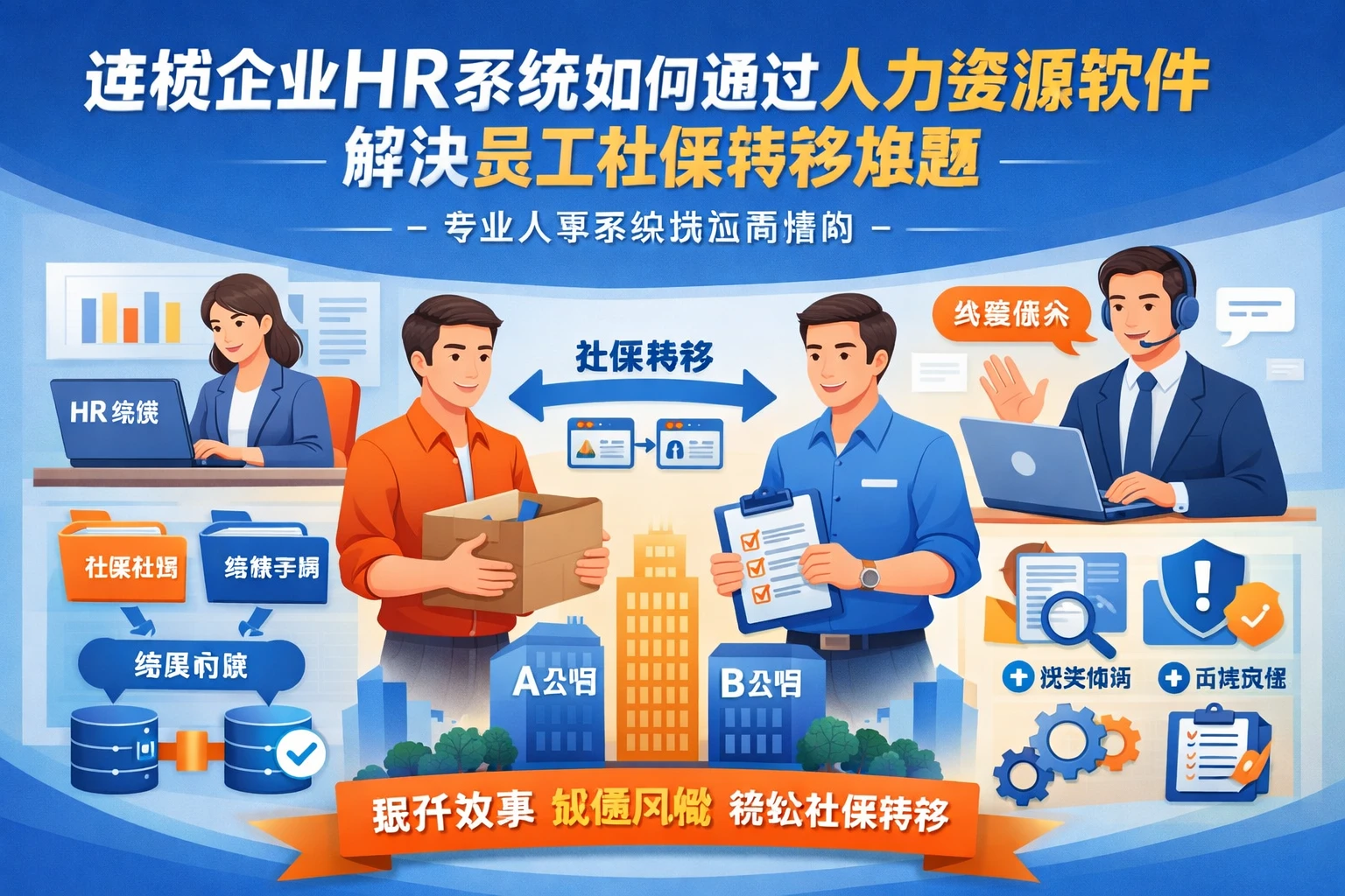 连锁企业HR系统如何通过人力资源软件解决员工社保转移难题 - 专业人事系统供应商指南