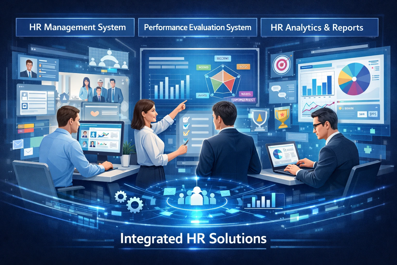 现代企业人力资源系统、绩效考评系统与人事数据分析系统的整合应用