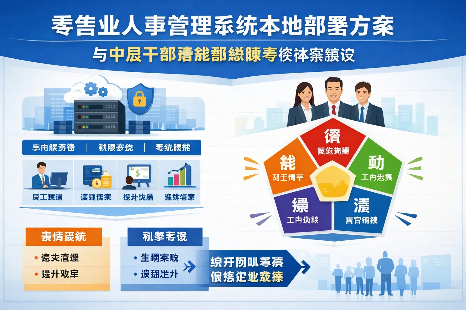 零售业人事管理系统本地部署方案与中层干部德能勤绩廉考核体系建设