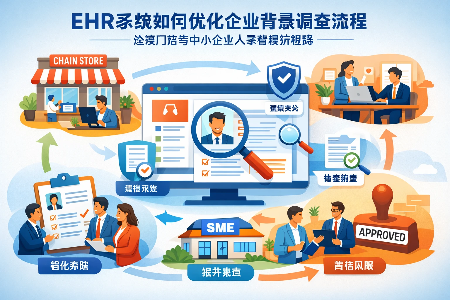 EHR系统如何优化企业背景调查流程——连锁门店与中小企业人事管理新思路
