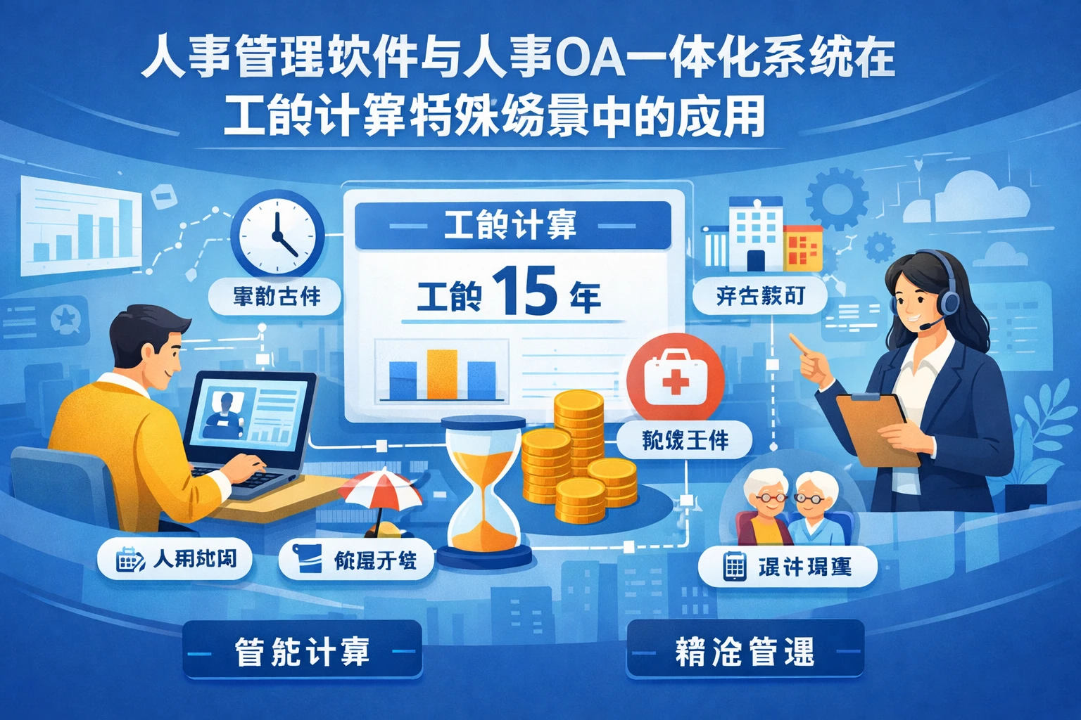 人事管理软件与人事OA一体化系统在工龄计算特殊场景中的应用