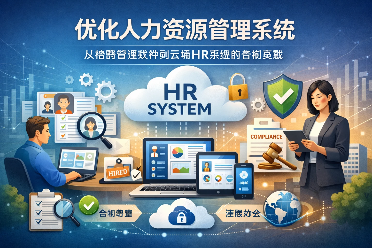 优化人力资源管理系统：从招聘管理软件到云端HR系统的合规实践