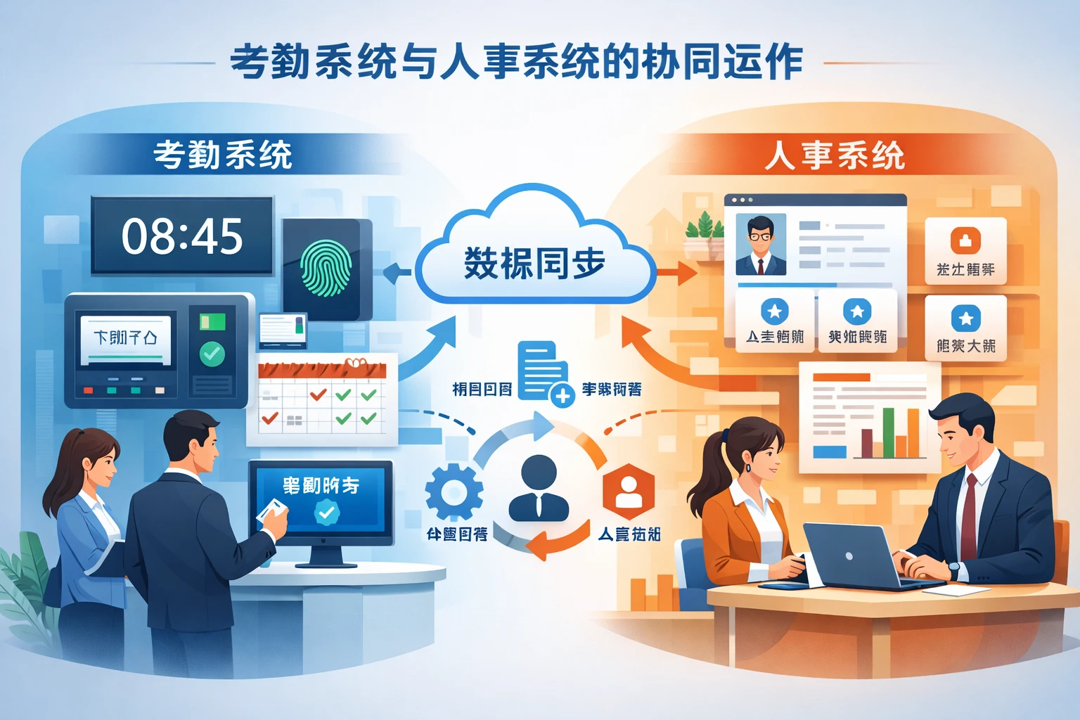 考勤系统与人事系统的协同运作
