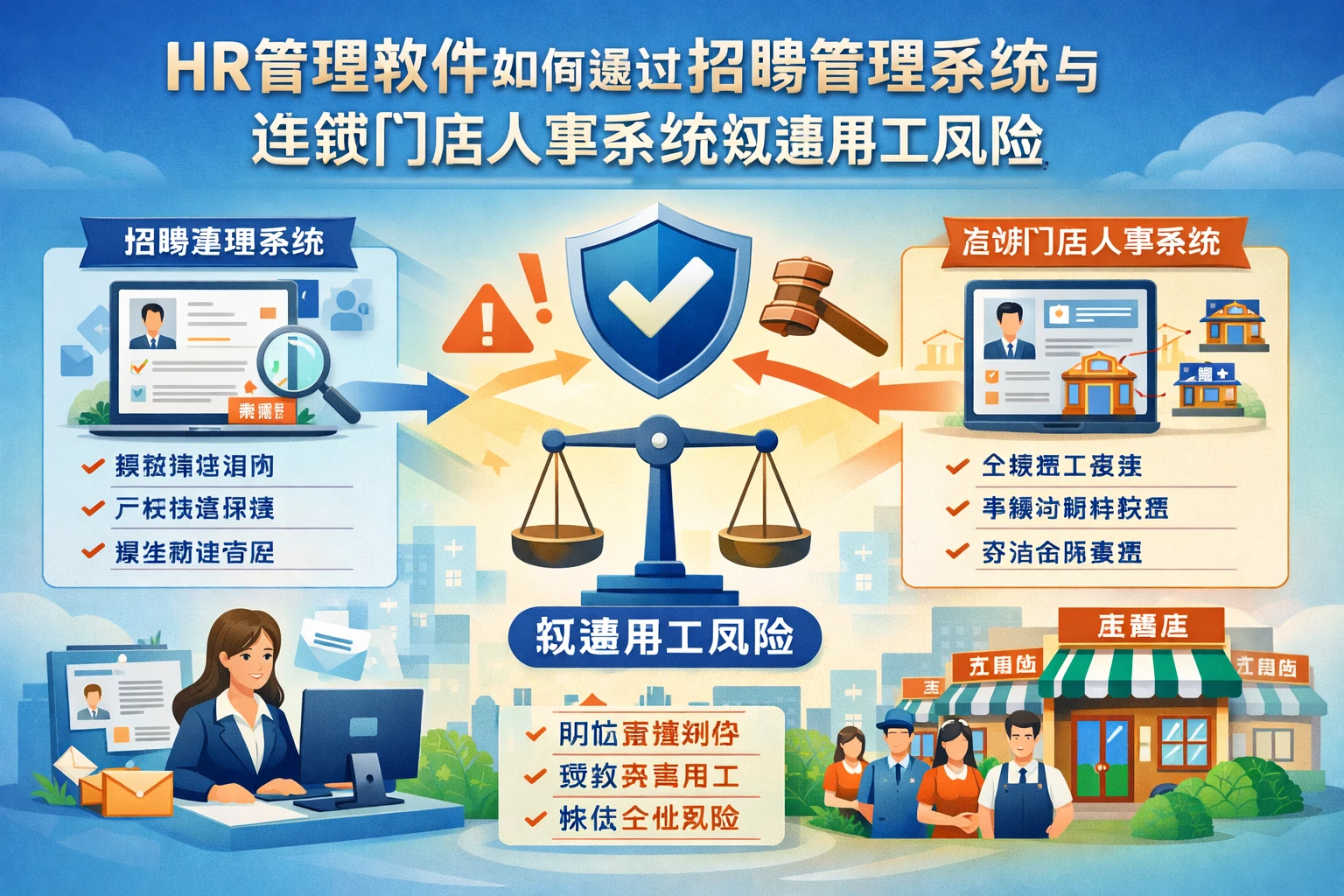 HR管理软件如何通过招聘管理系统与连锁门店人事系统规避用工风险