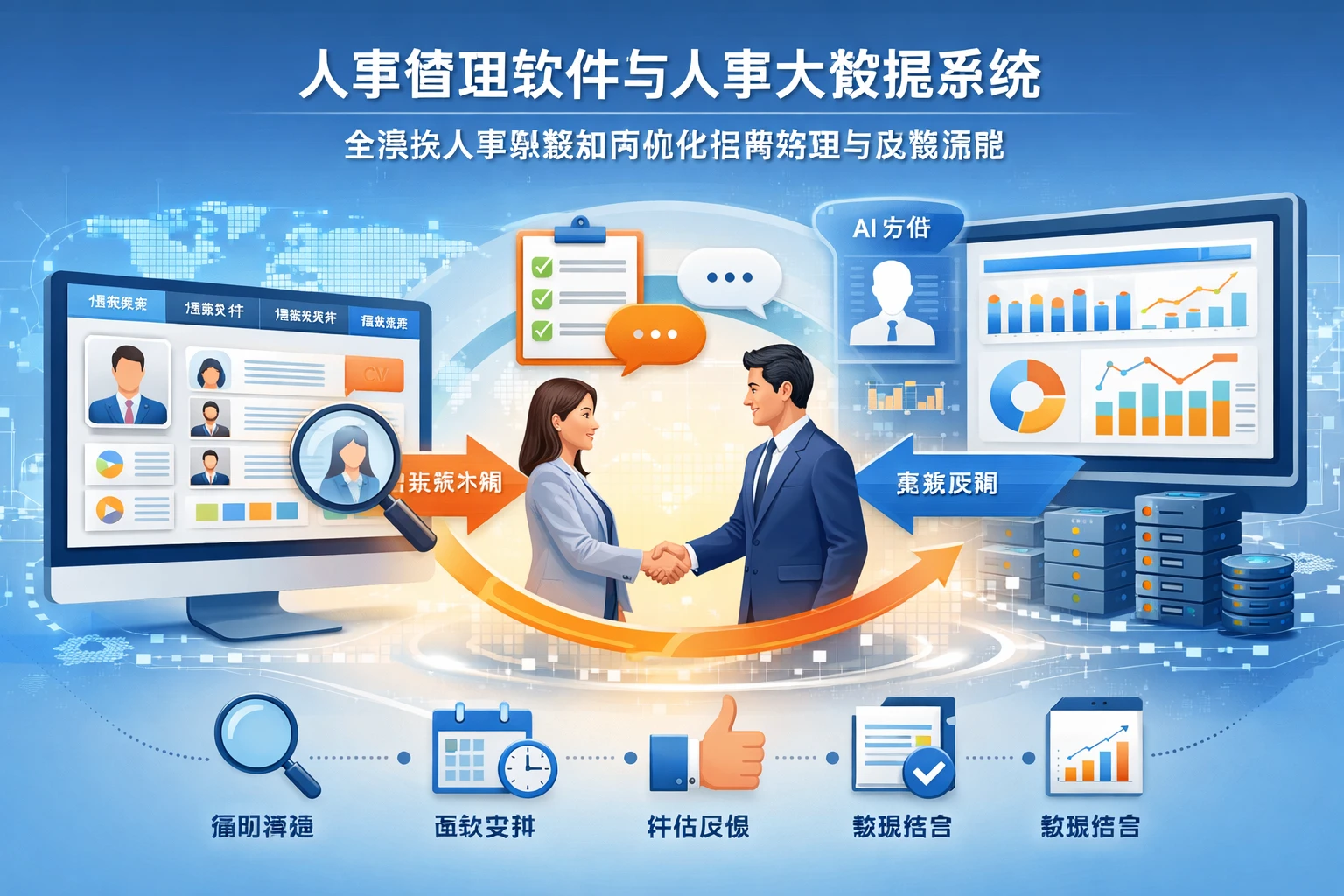 人事管理软件与人事大数据系统:全模块人事系统如何优化招聘沟通与反馈流程