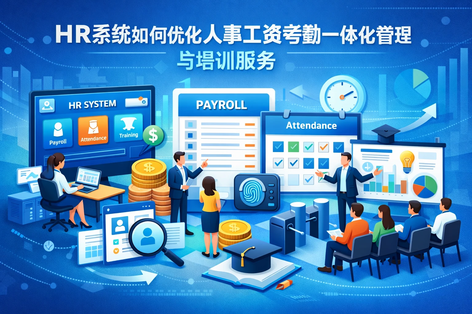 HR系统如何优化人事工资考勤一体化管理与培训服务