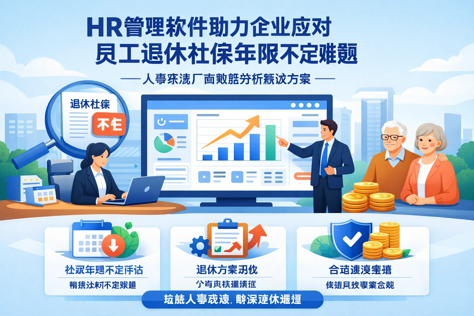 HR管理软件助力企业应对员工退休社保年限不足难题 - 人事系统厂商数据分析解决方案