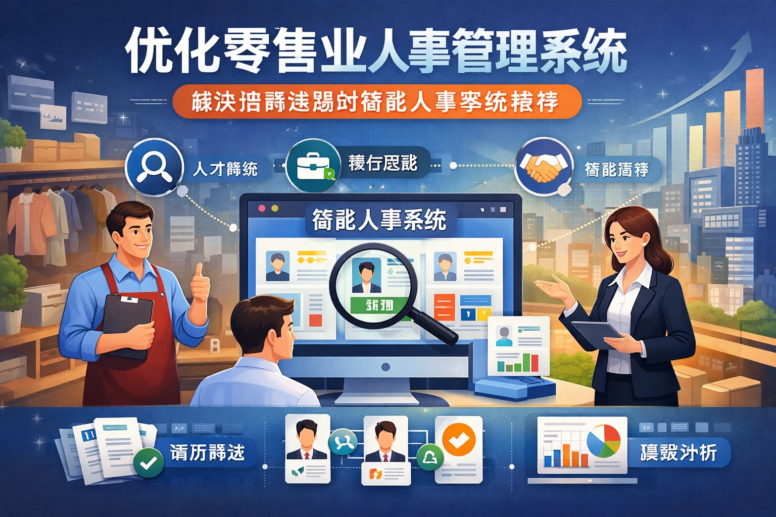 优化零售业人事管理系统：解决招聘难题的智能人事系统推荐