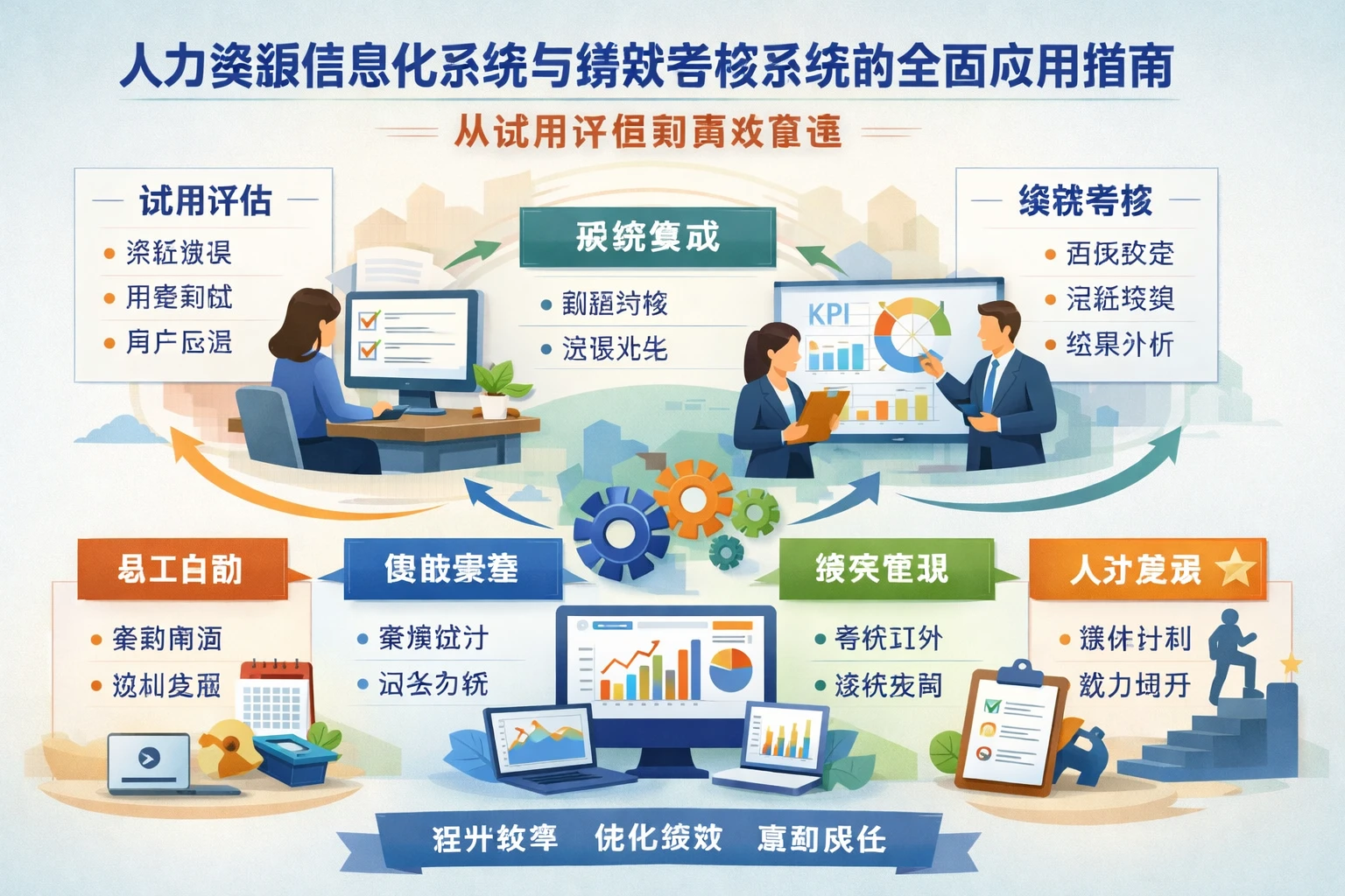 人力资源信息化系统与绩效考核系统的全面应用指南：从试用评估到高效管理