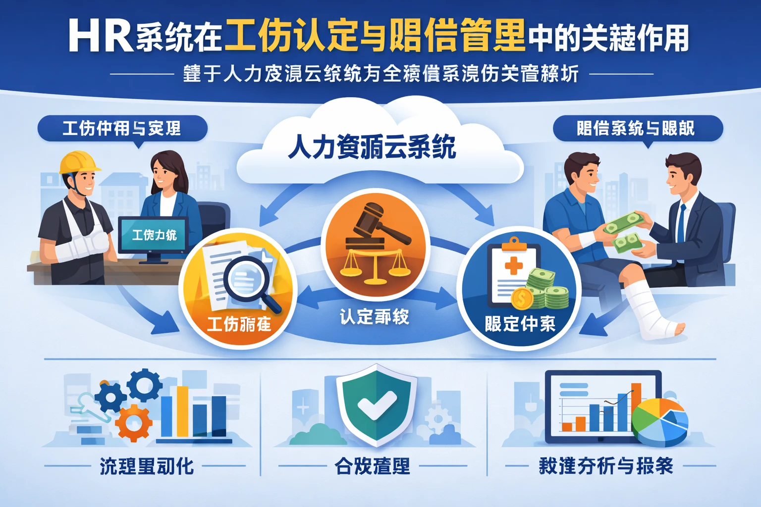 HR系统在工伤认定与赔偿管理中的关键作用——基于人力资源云系统与全流程系统的深度解析