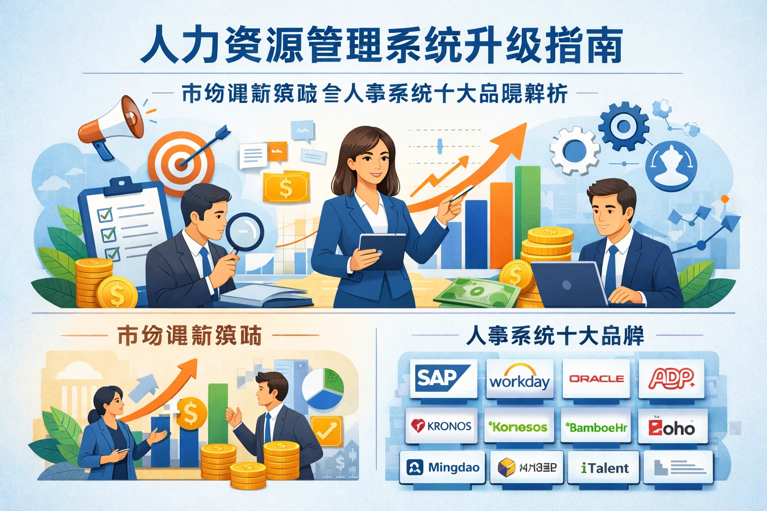 人力资源管理系统升级指南:市场调薪策略与人事系统十大品牌解析