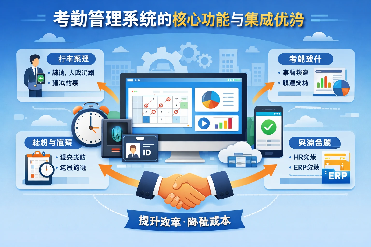 考勤管理系统的核心功能与集成优势