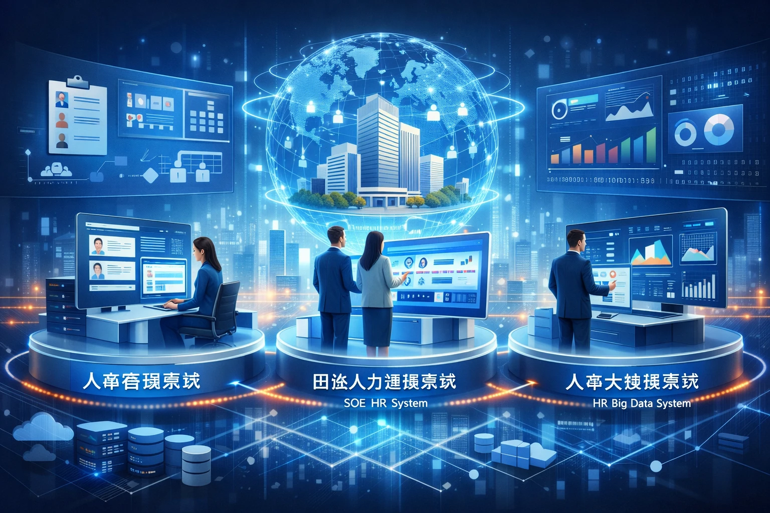 人事管理系统、国企人力资源系统与人事大数据系统在现代企业中的整合应用