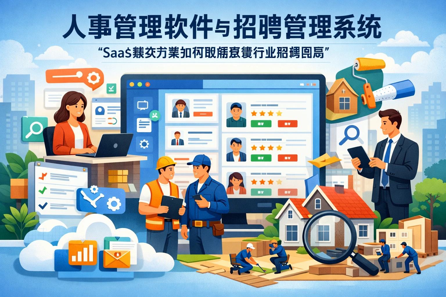 人事管理软件与招聘管理系统：SaaS解决方案如何破解家装行业招聘困局