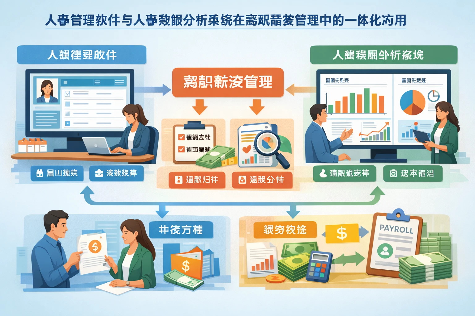 人事管理软件与人事数据分析系统在离职薪资管理中的一体化应用