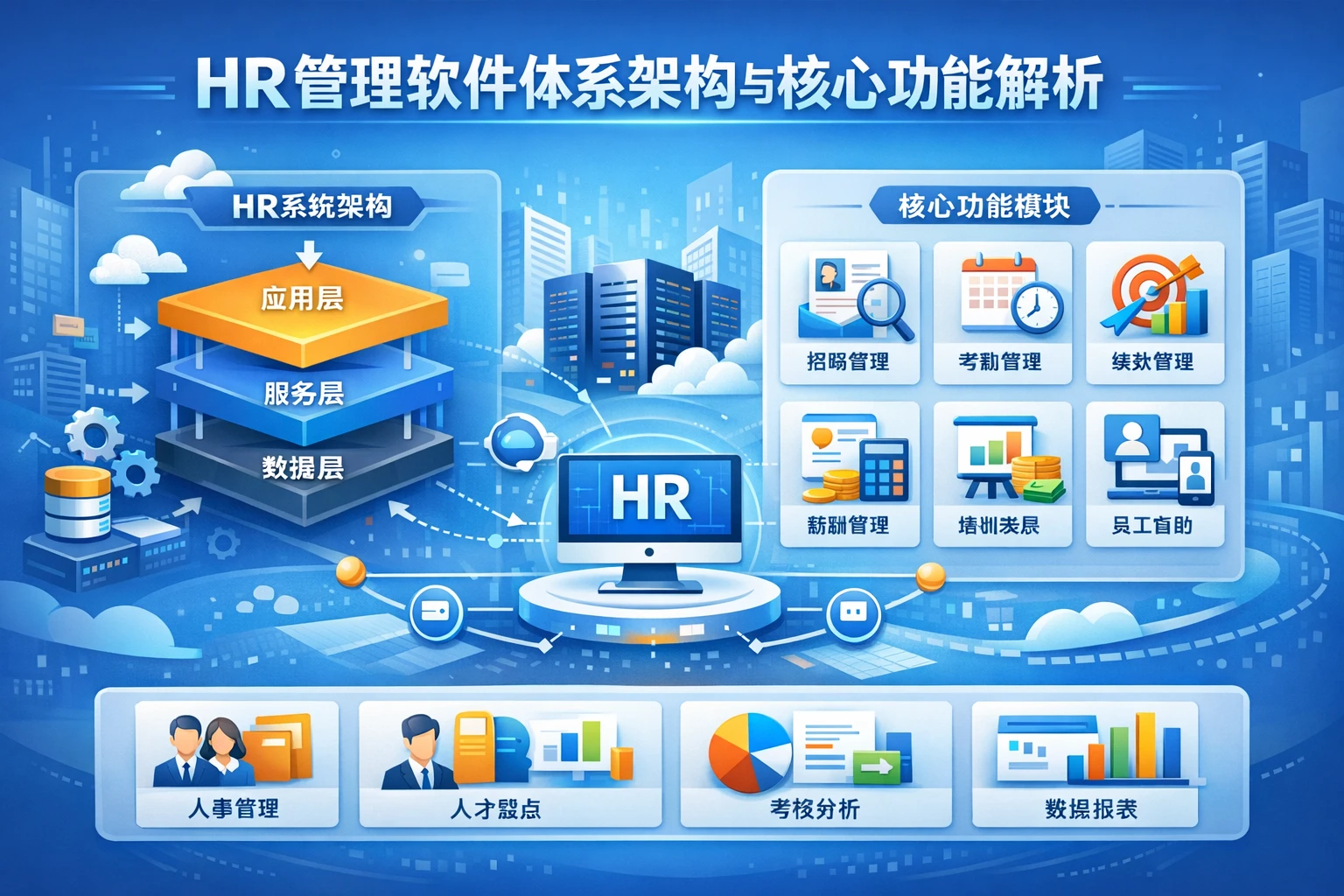 HR管理软件体系架构与核心功能解析