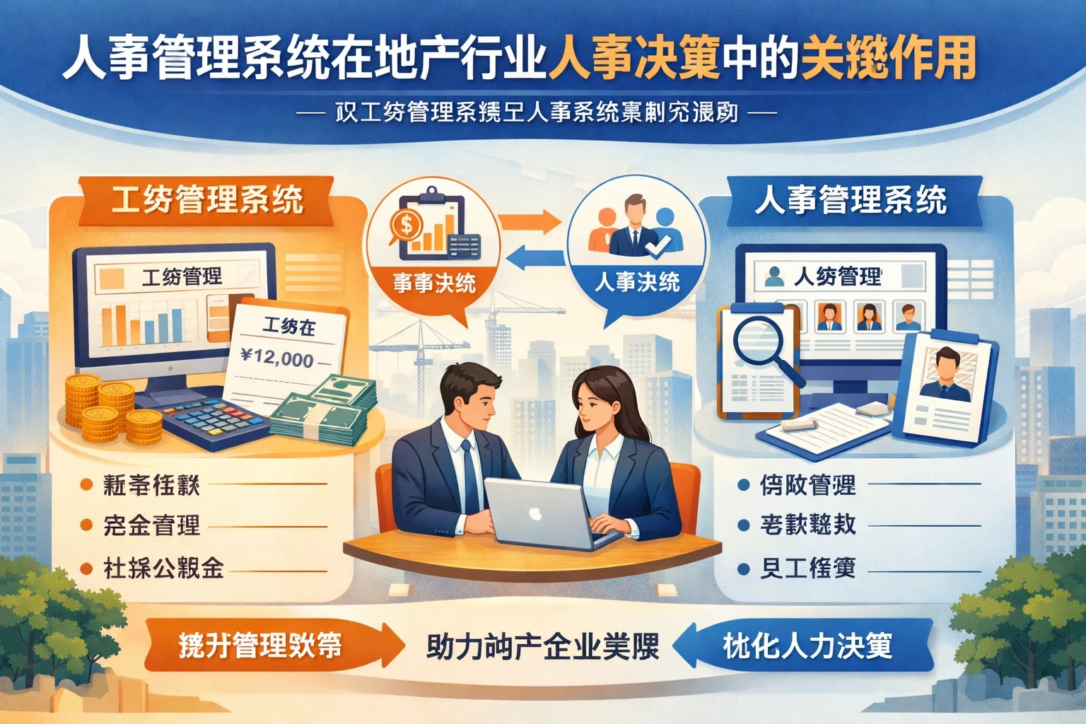 人事管理系统在地产行业人事决策中的关键作用——以工资管理系统与人事系统案例为视角