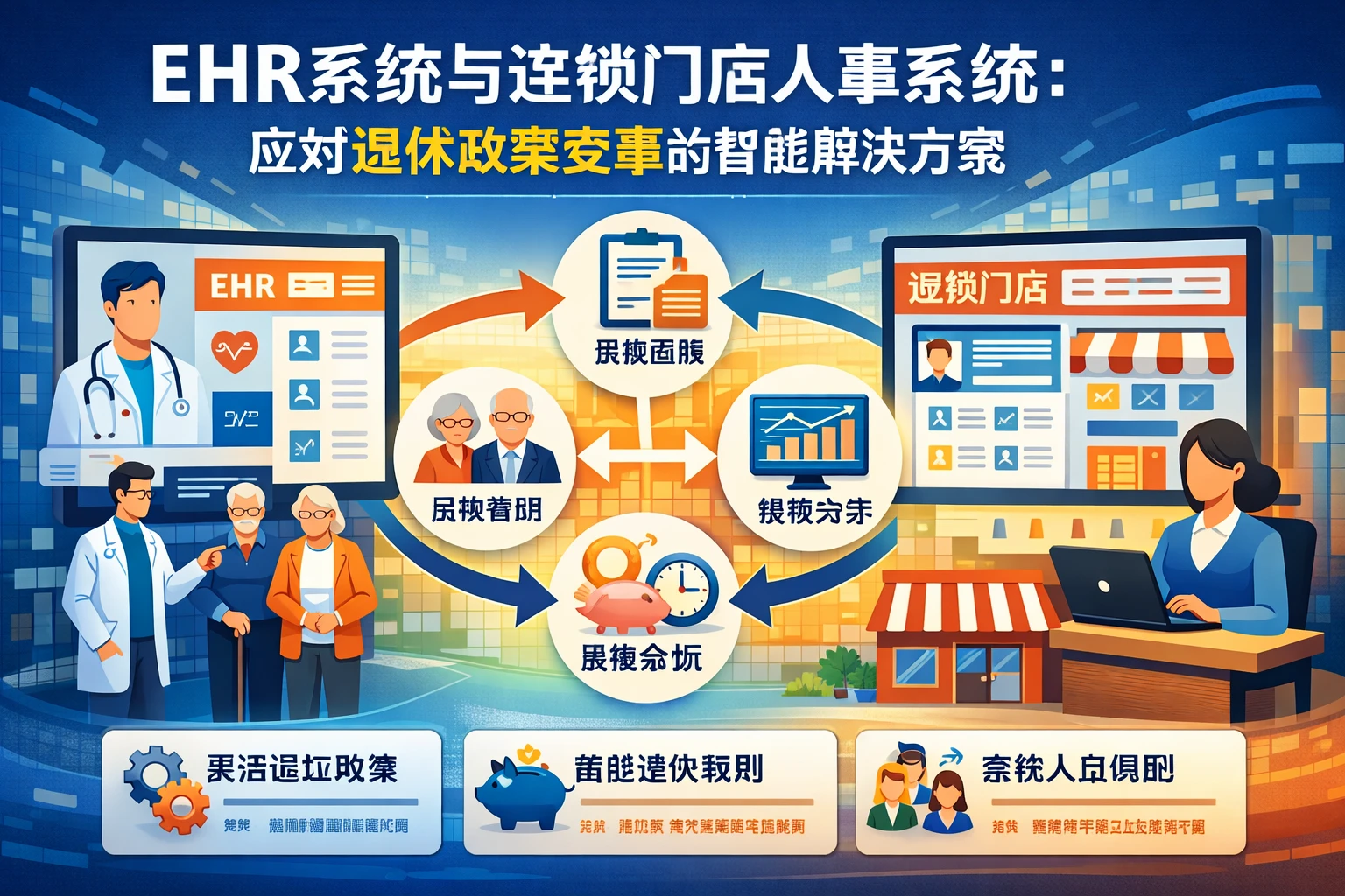 EHR系统与连锁门店人事系统：应对退休政策变革的智能解决方案