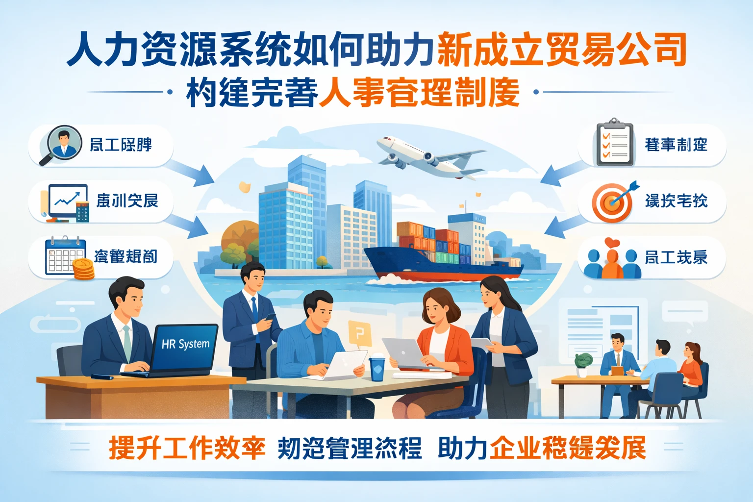 人力资源系统如何助力新成立贸易公司构建完善人事管理制度