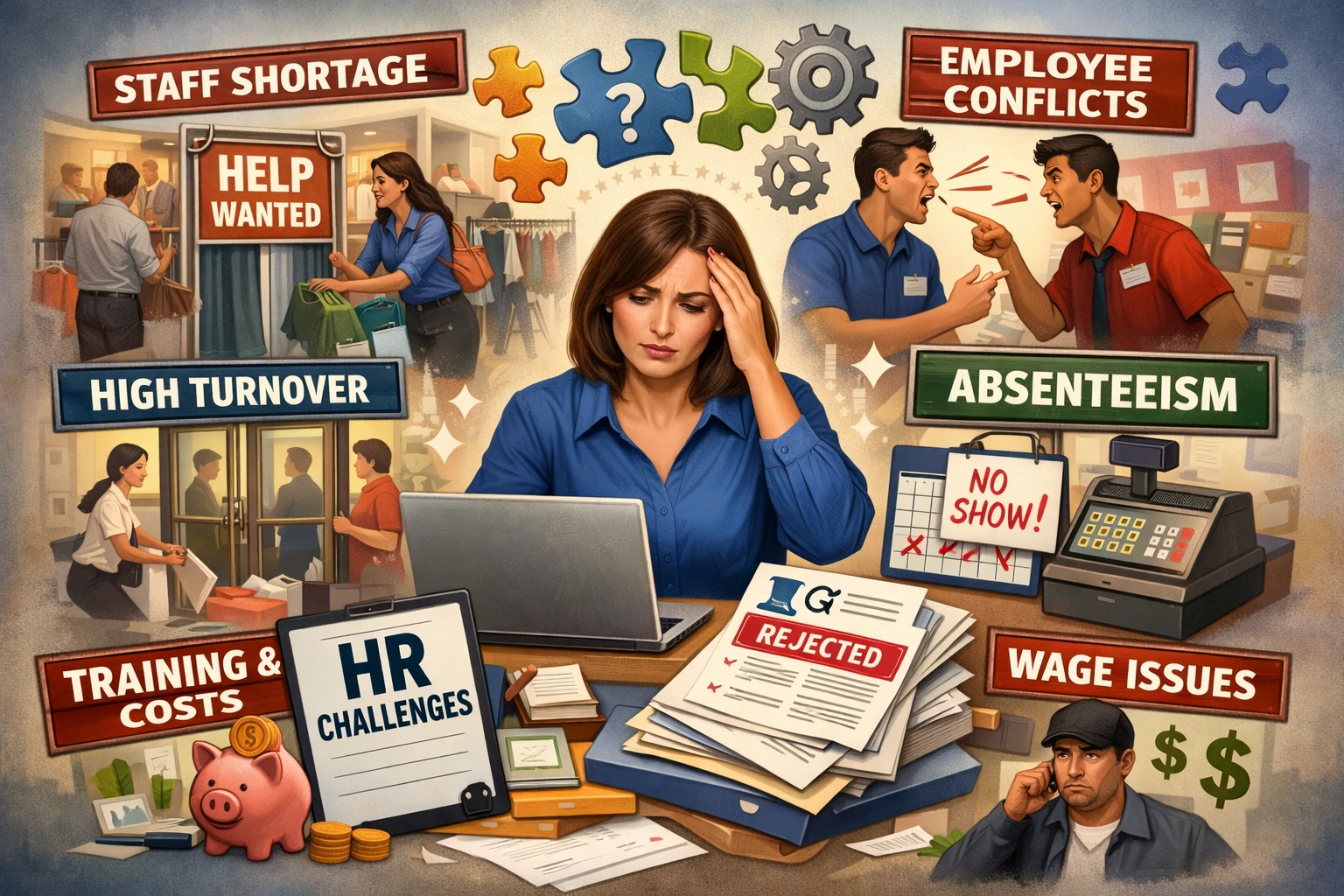 零售业人事管理挑战