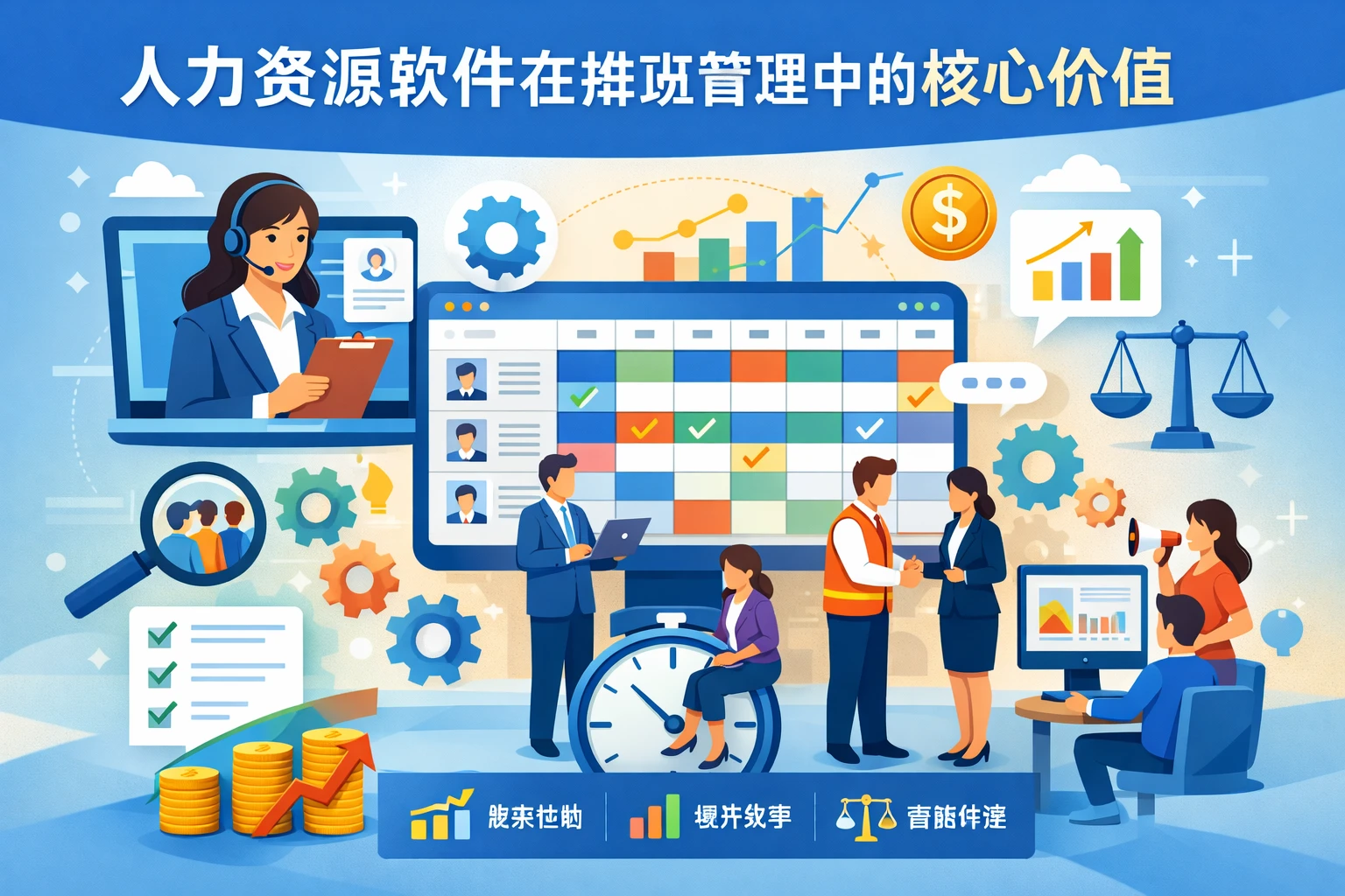 人力资源软件在排班管理中的核心价值