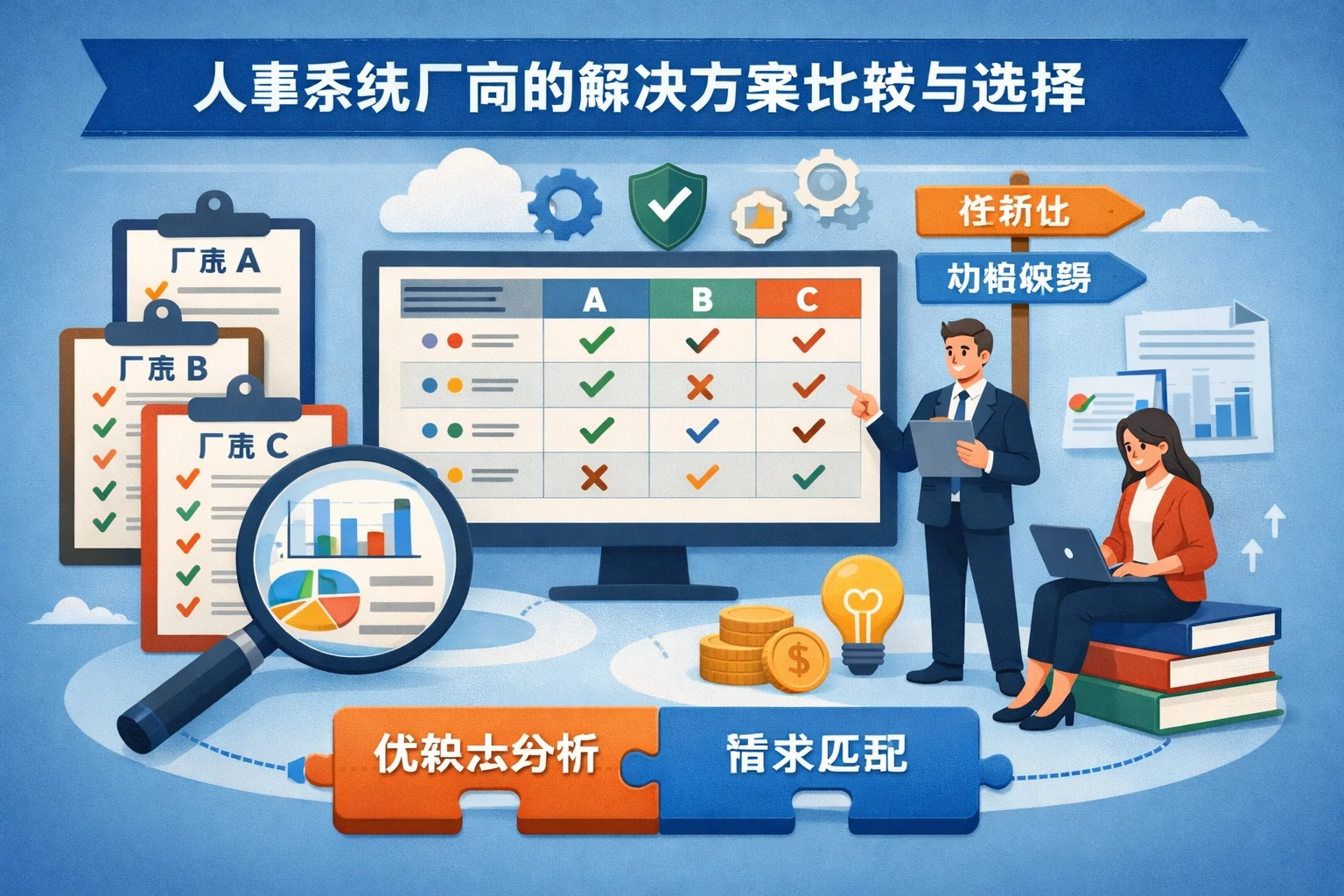 人事系统厂商的解决方案比较与选择