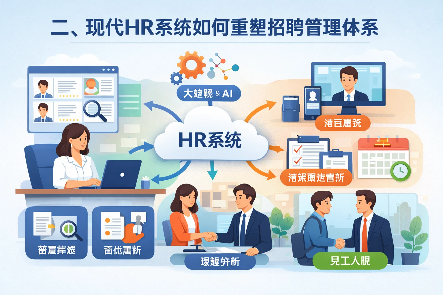 二、现代HR系统如何重塑招聘管理体系