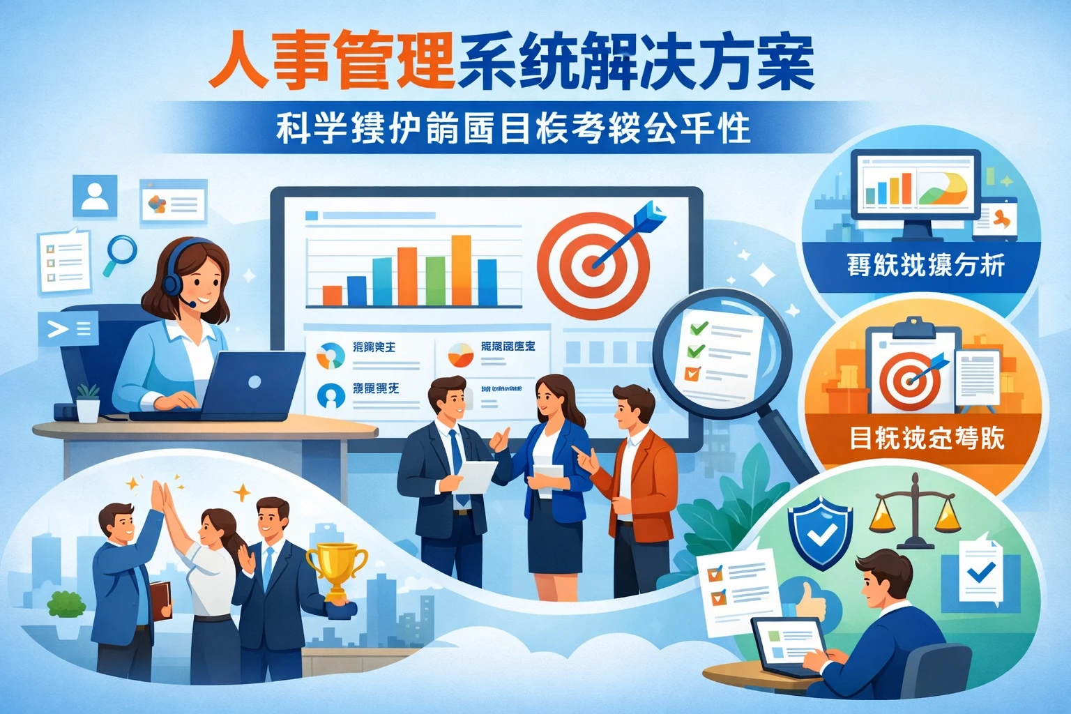 人事管理系统解决方案：科学维护销售目标考核公平性