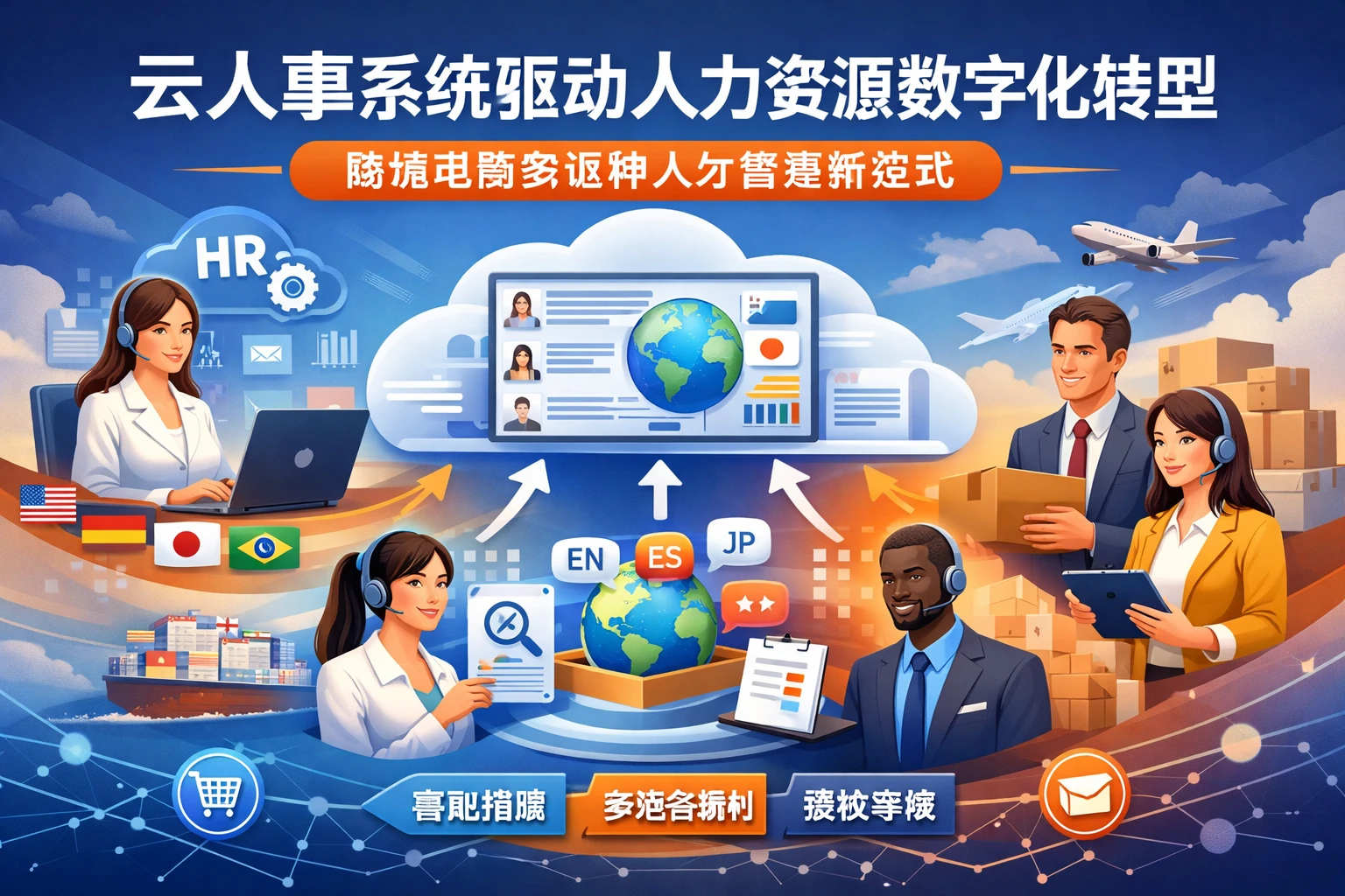 云人事系统驱动人力资源数字化转型：跨境电商多语种人才管理新范式