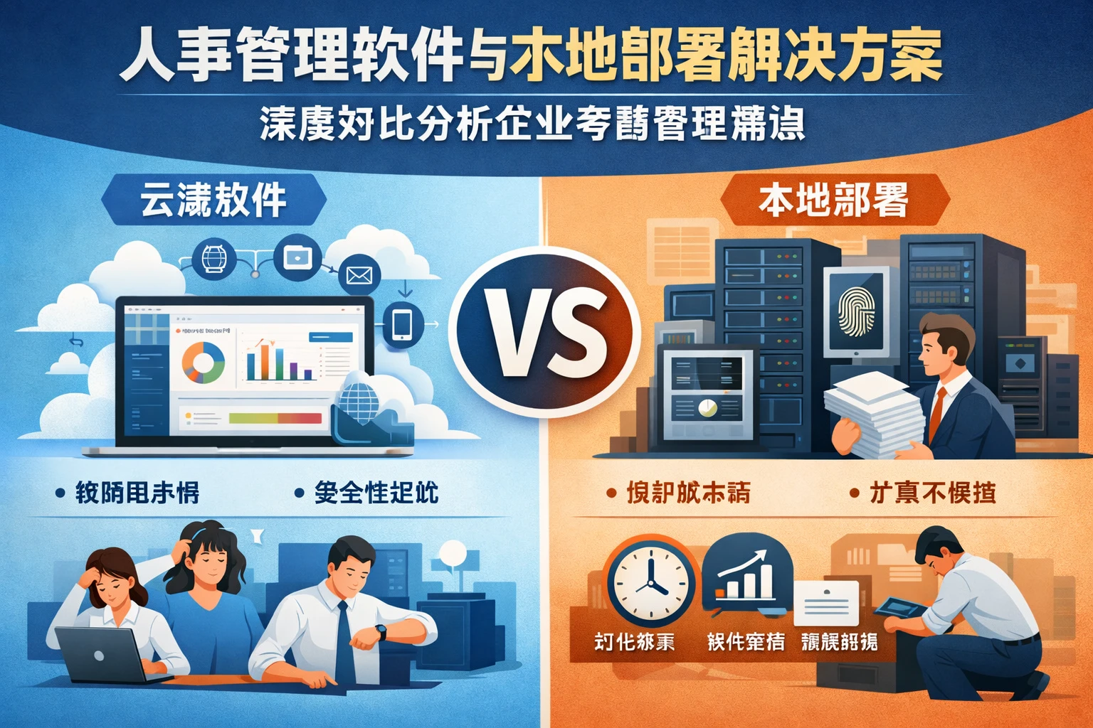 人事管理软件与本地部署解决方案:深度对比分析企业考勤管理痛点