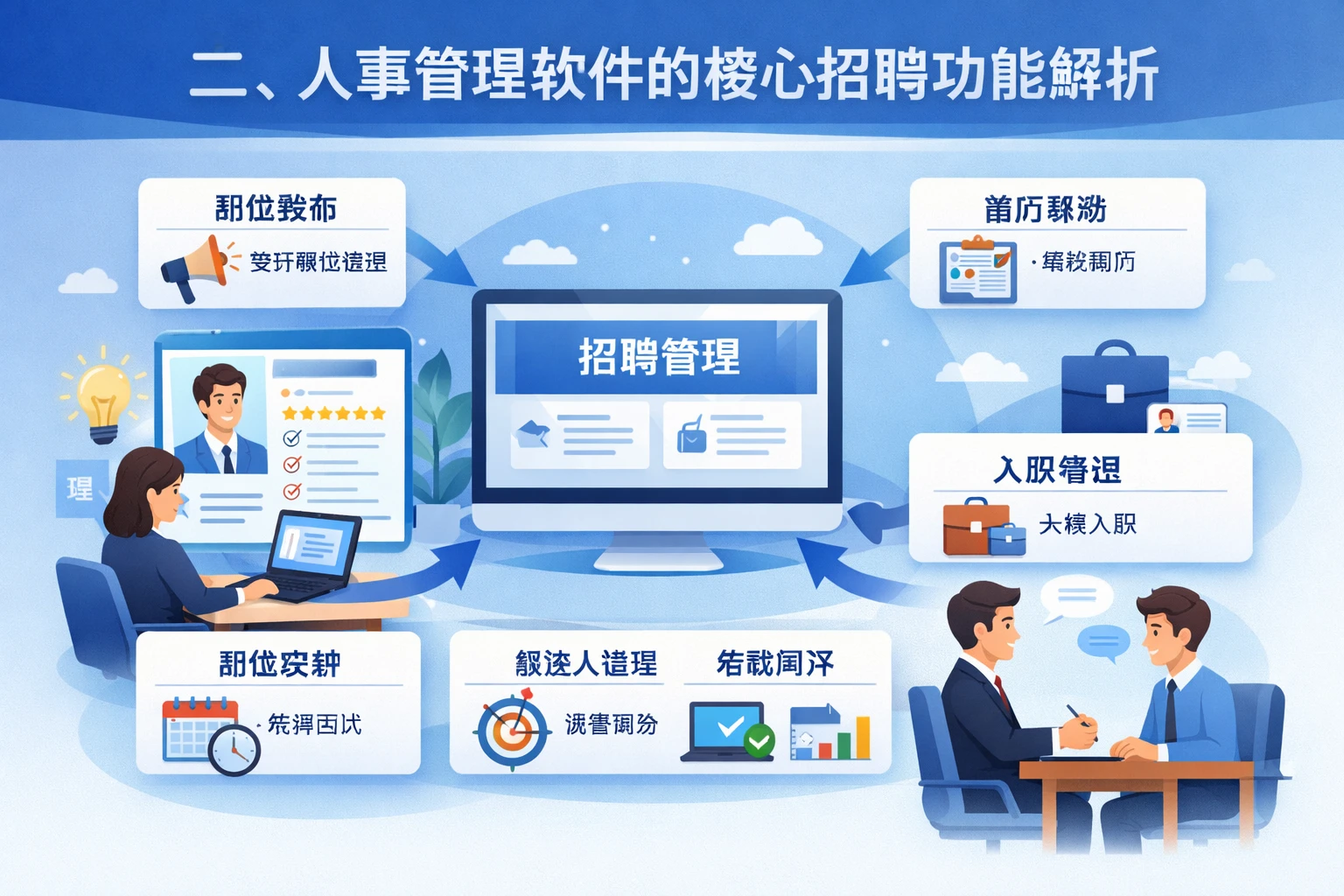 二、人事管理软件的核心招聘功能解析