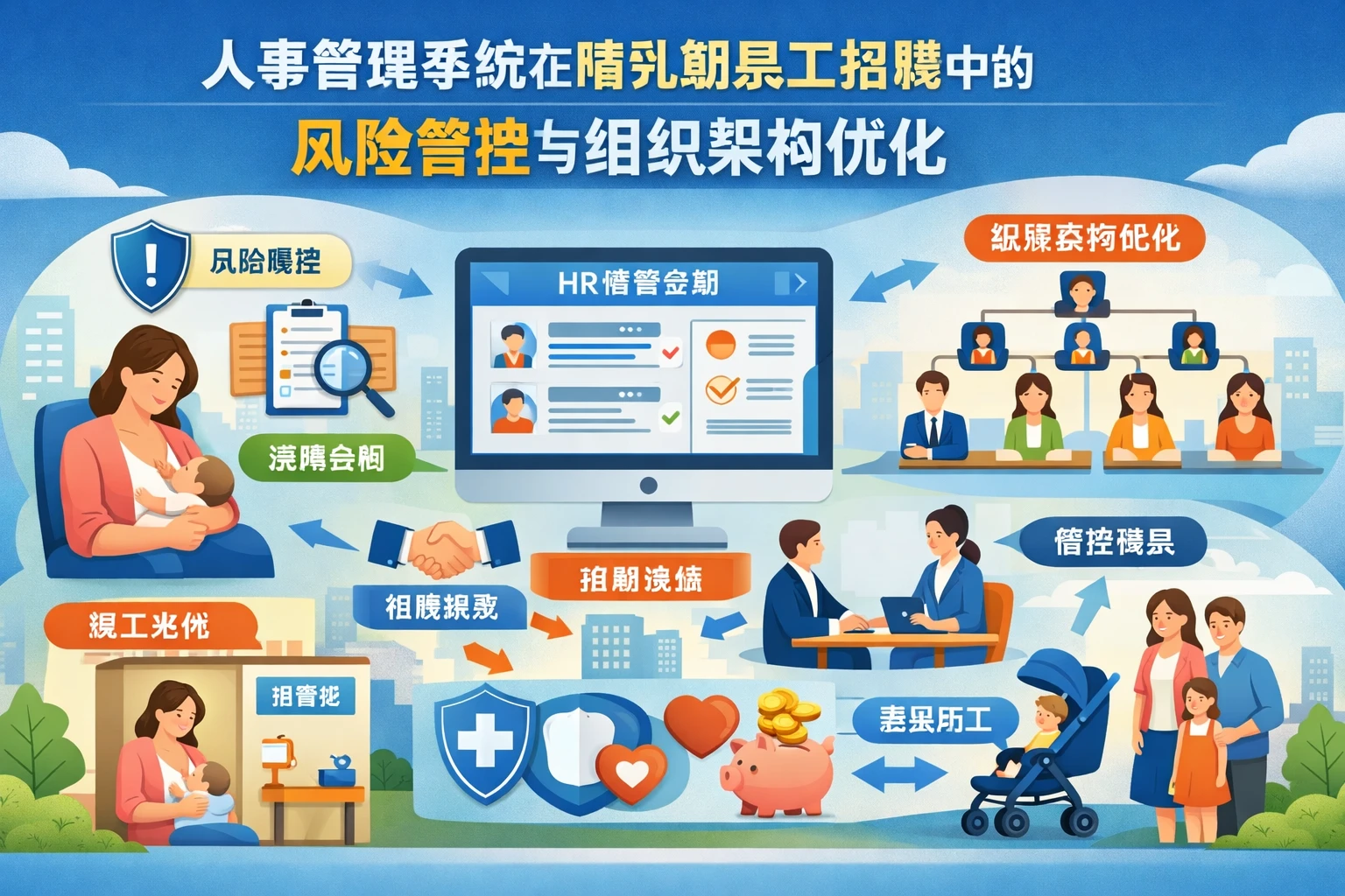 人事管理系统在哺乳期员工招聘中的风险管控与组织架构优化