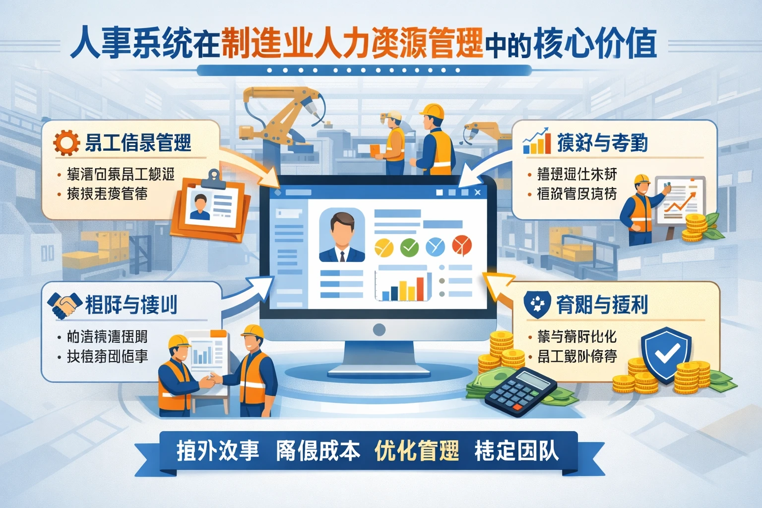 人事系统在制造业人力资源管理中的核心价值