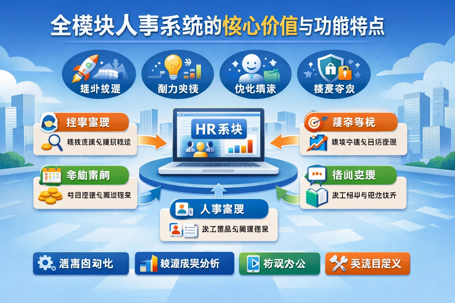 全模块人事系统的核心价值与功能特点