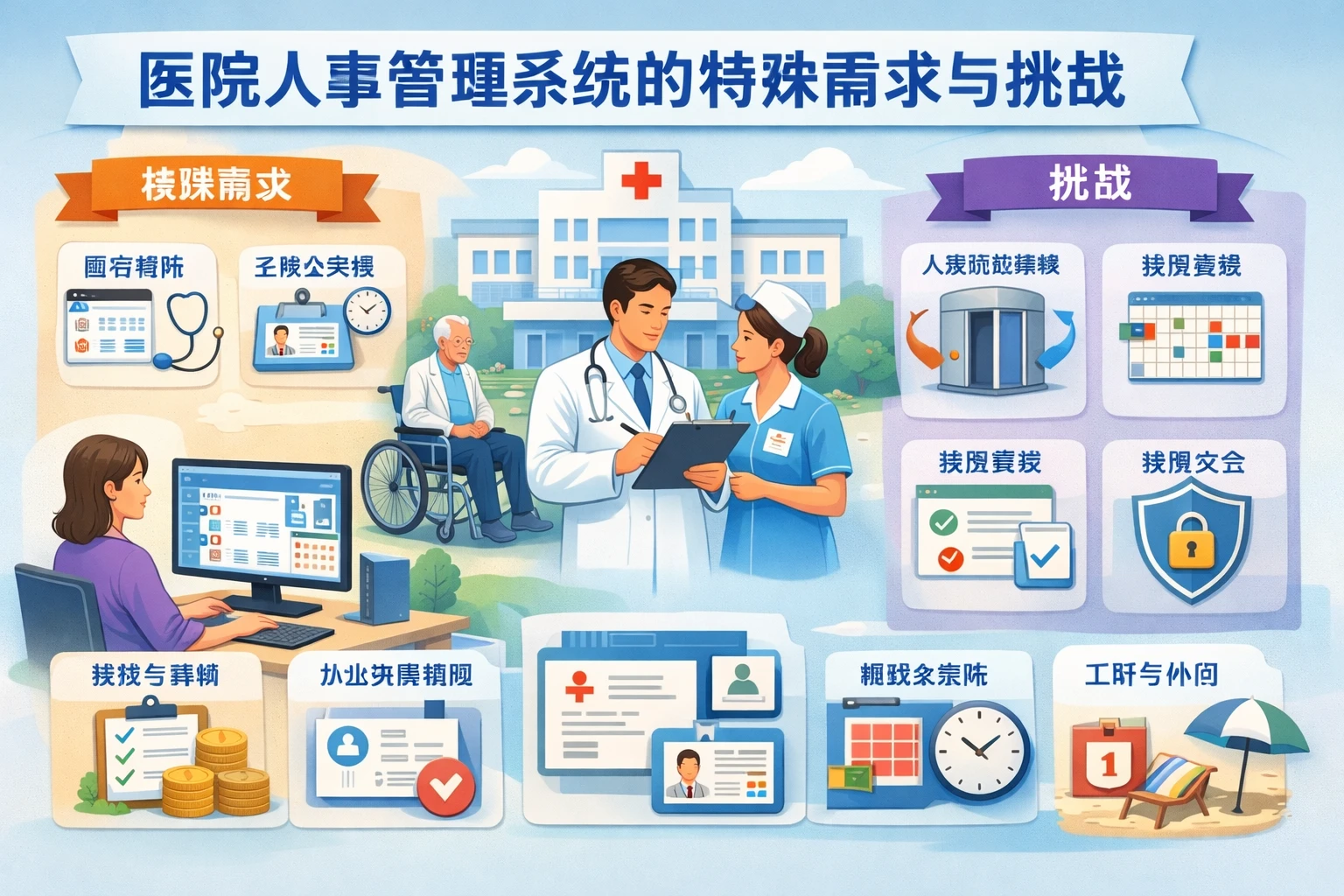 医院人事管理系统的特殊需求与挑战