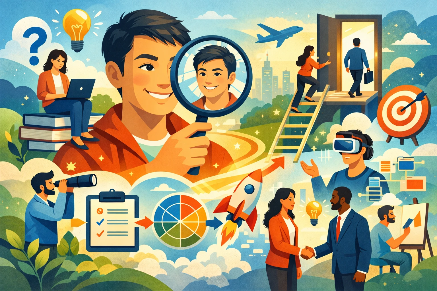 通过系统化方案促进员工自我发现和新机会尝试