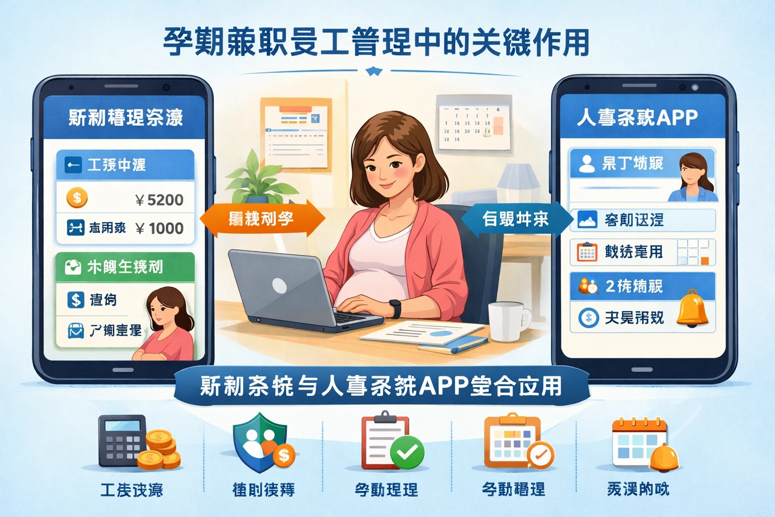 人力资源系统在孕期兼职员工管理中的关键作用：薪酬管理系统与人事系统APP的整合应用