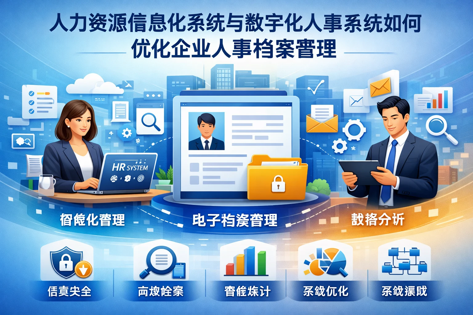 人力资源信息化系统与数字化人事系统如何优化企业人事档案管理