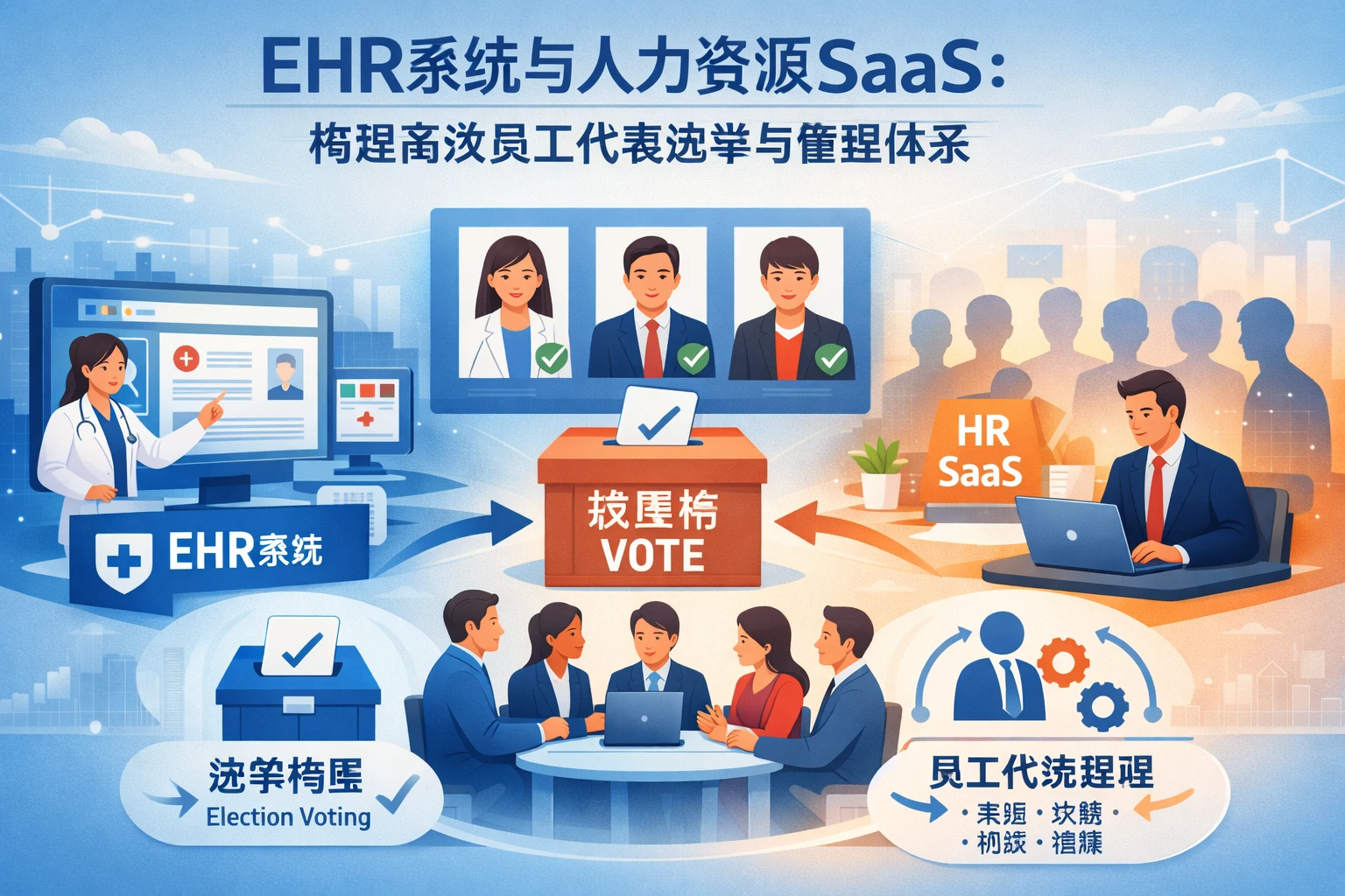 EHR系统与人力资源SaaS：构建高效员工代表选举与管理体系