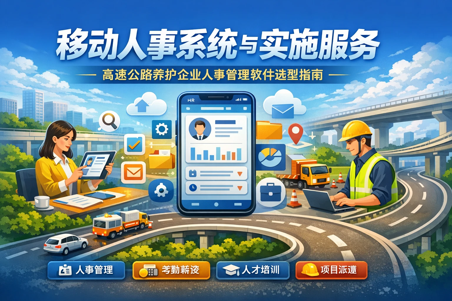 移动人事系统与实施服务：高速公路养护企业人事管理软件选型指南