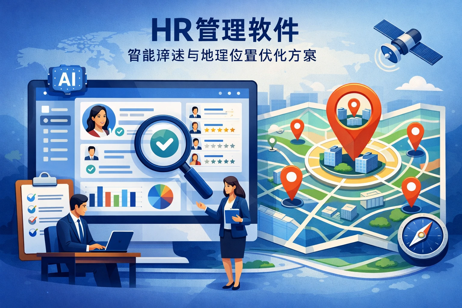 HR管理软件:智能筛选与地理位置优化方案