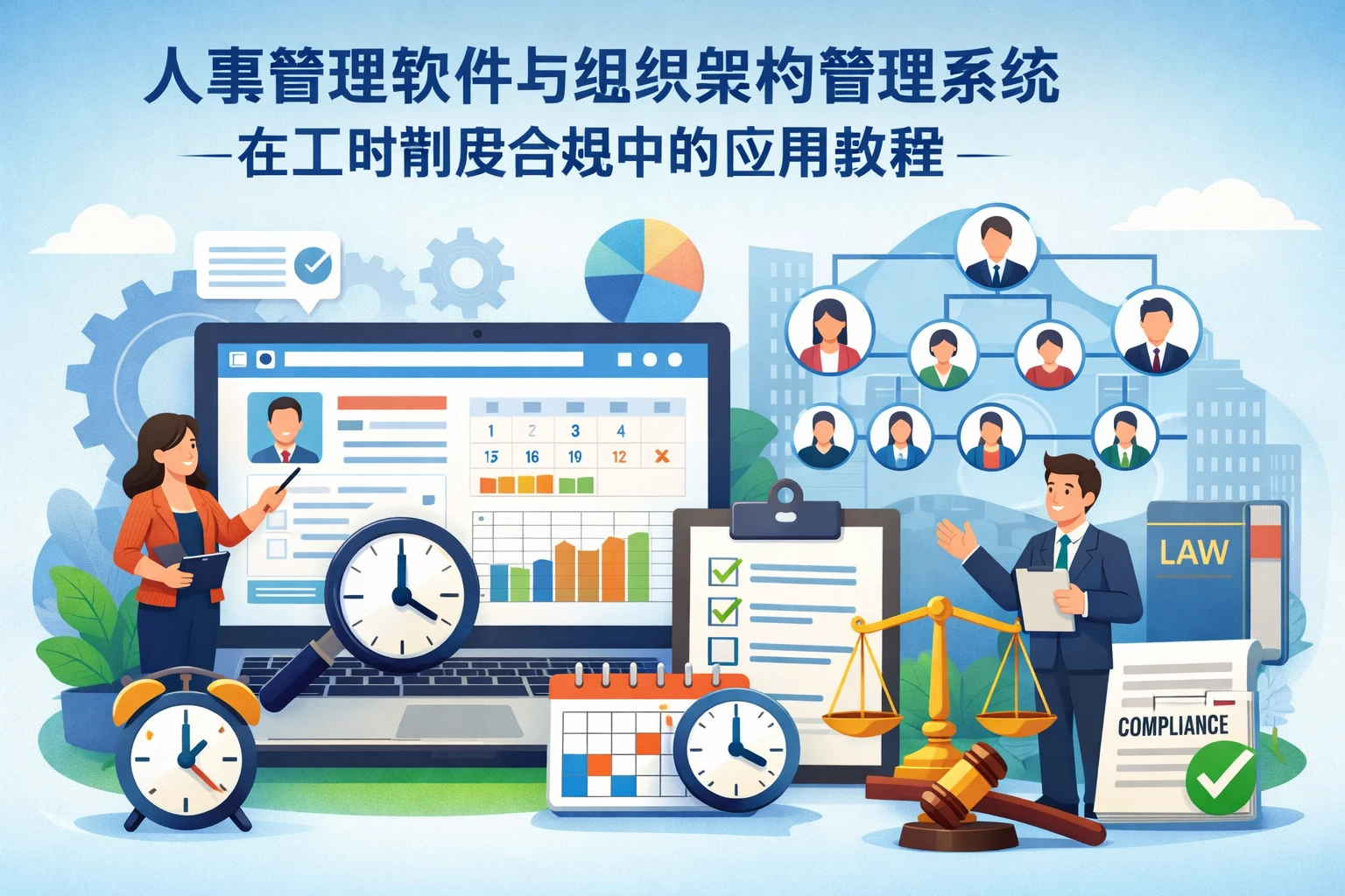 人事管理软件与组织架构管理系统在工时制度合规中的应用教程