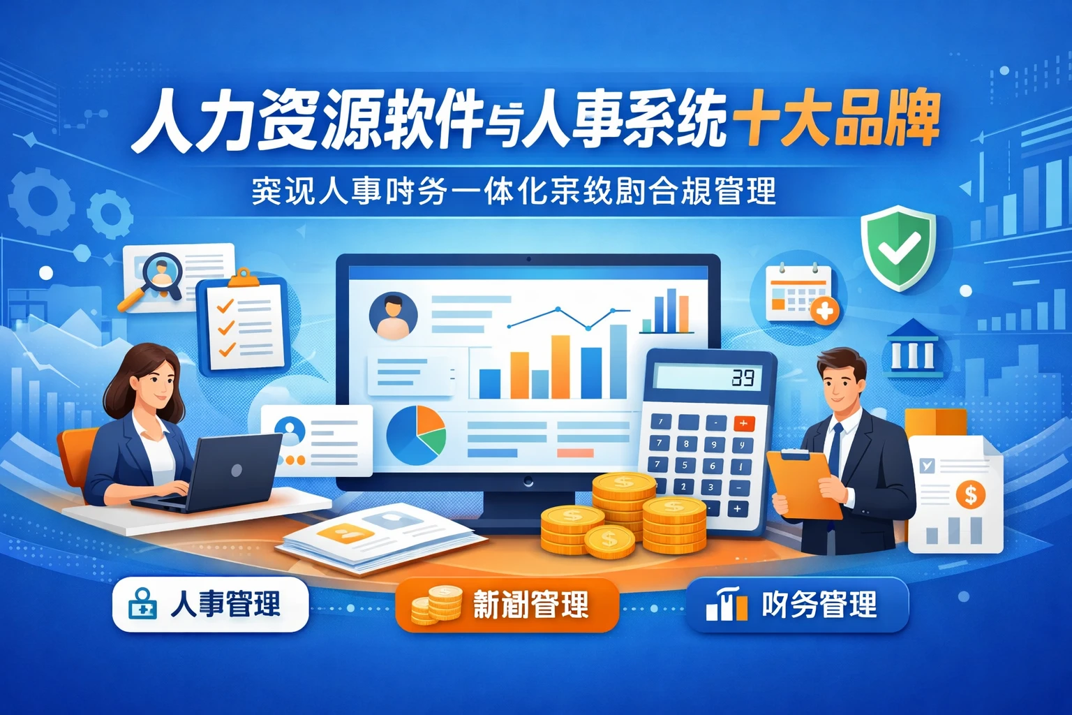 人力资源软件与人事系统十大品牌：实现人事财务一体化系统的合规管理