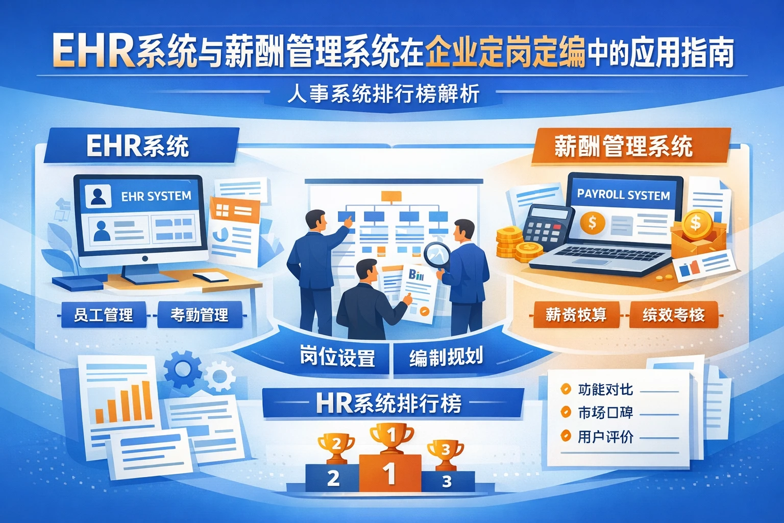 ehr系统与薪酬管理系统在企业定岗定编中的应用指南 | 人事系统排行榜解析