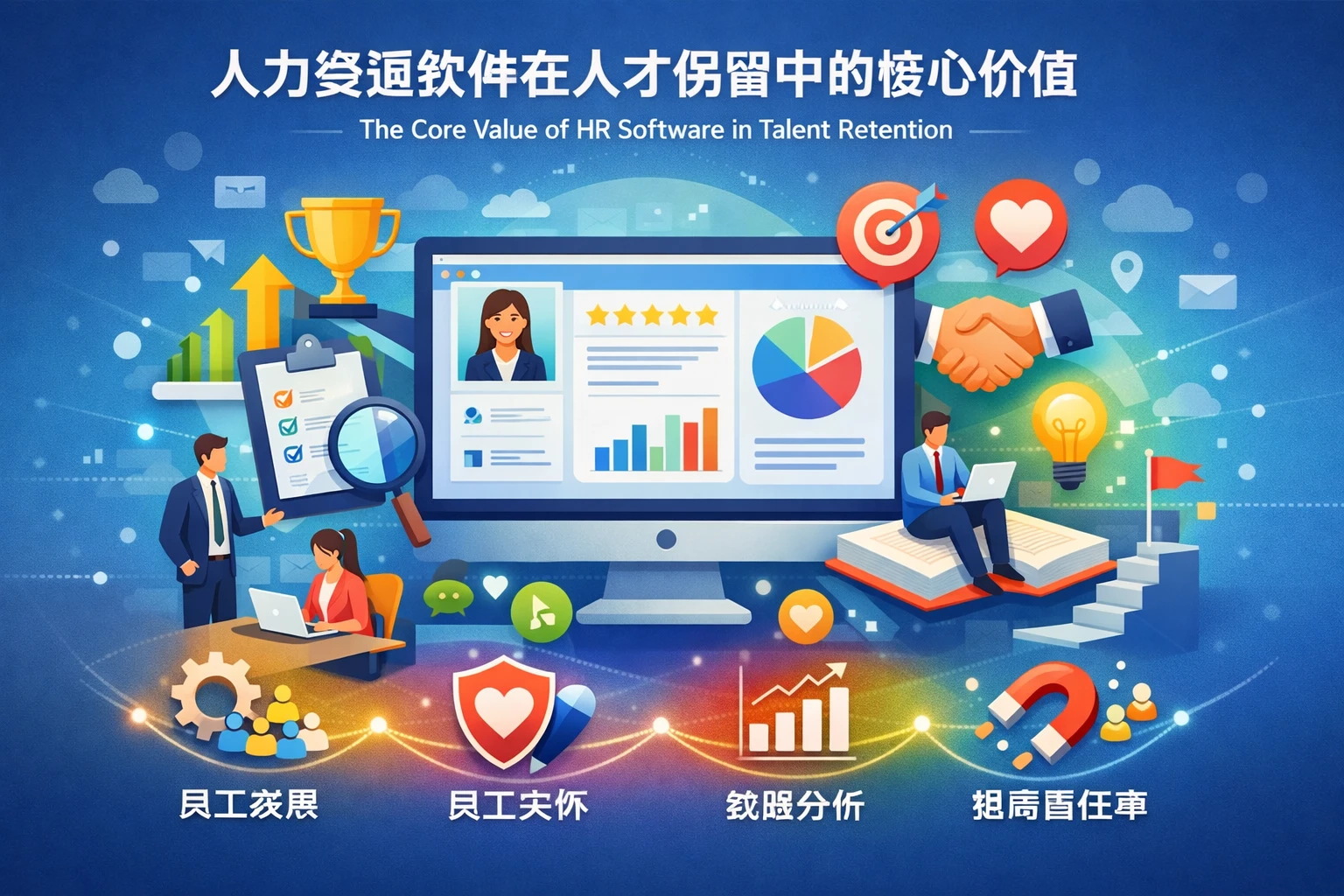 人力资源软件在人才保留中的核心价值
