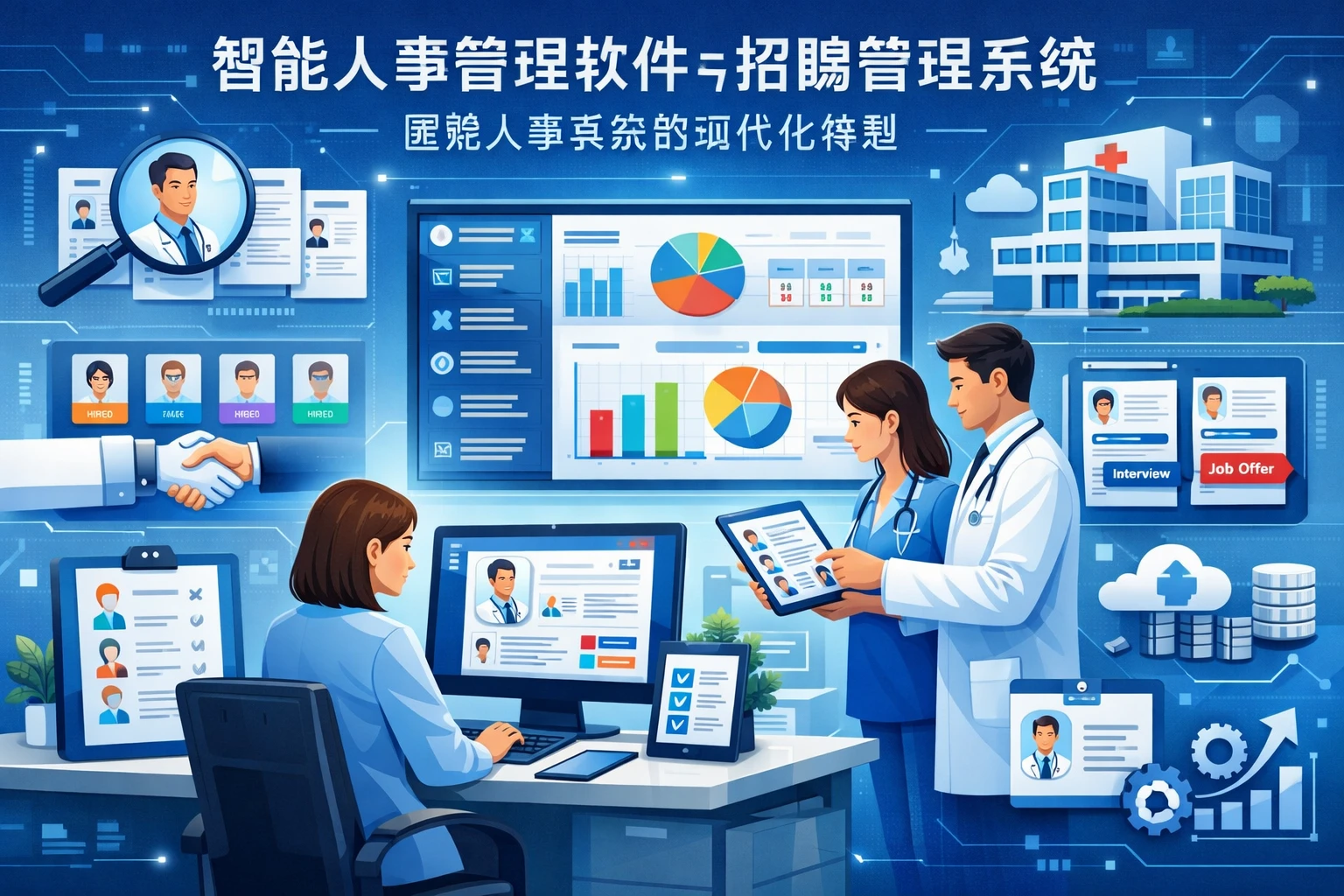 智能人事管理软件与招聘管理系统：医院人事系统的现代化转型