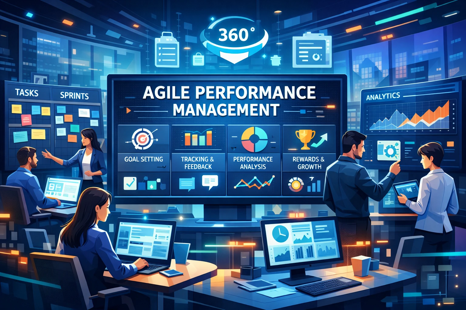 科技公司的敏捷绩效管理系统