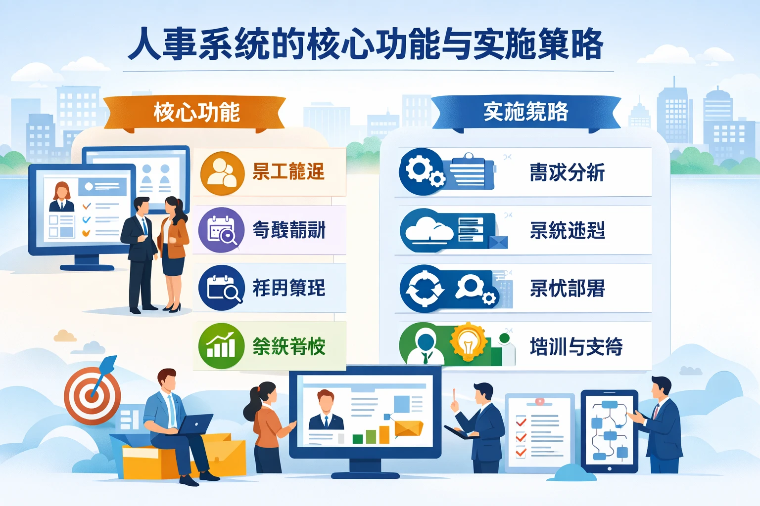 人事系统的核心功能与实施策略