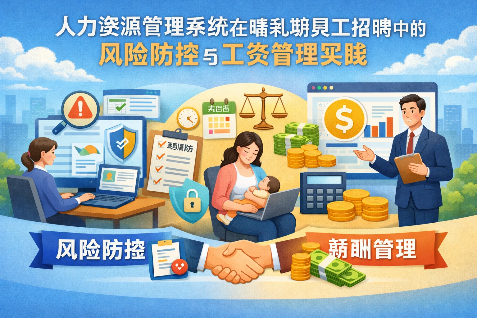 人力资源管理系统在哺乳期员工招聘中的风险防控与工资管理实践