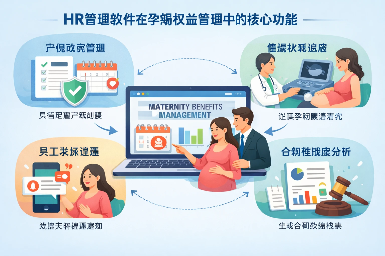 HR管理软件在孕期权益管理中的核心功能
